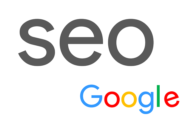 nápis SEO a logo Google